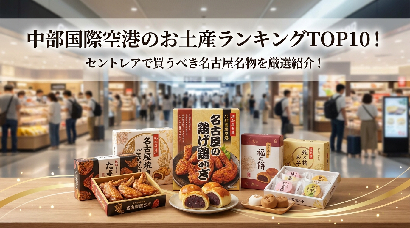 中部国際空港のお土産ランキングTOP10！セントレアで買うべき名古屋名物を厳選紹介！