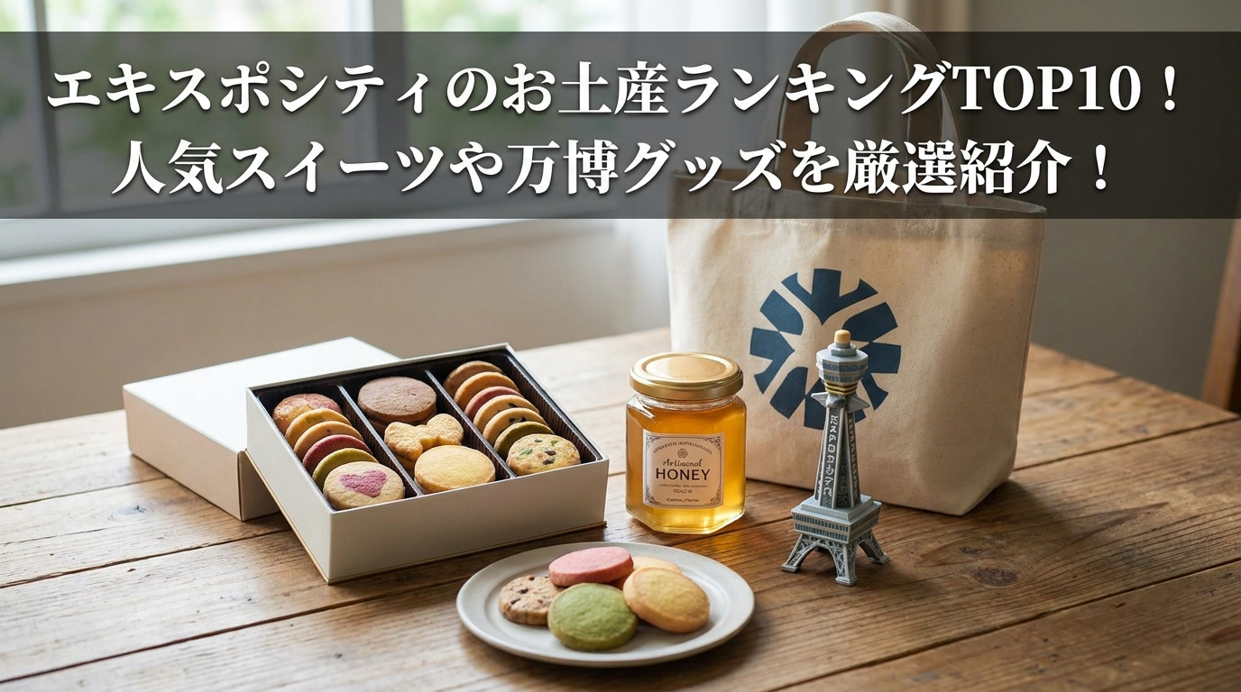 エキスポシティのお土産ランキングTOP10！人気スイーツや万博グッズを厳選紹介！