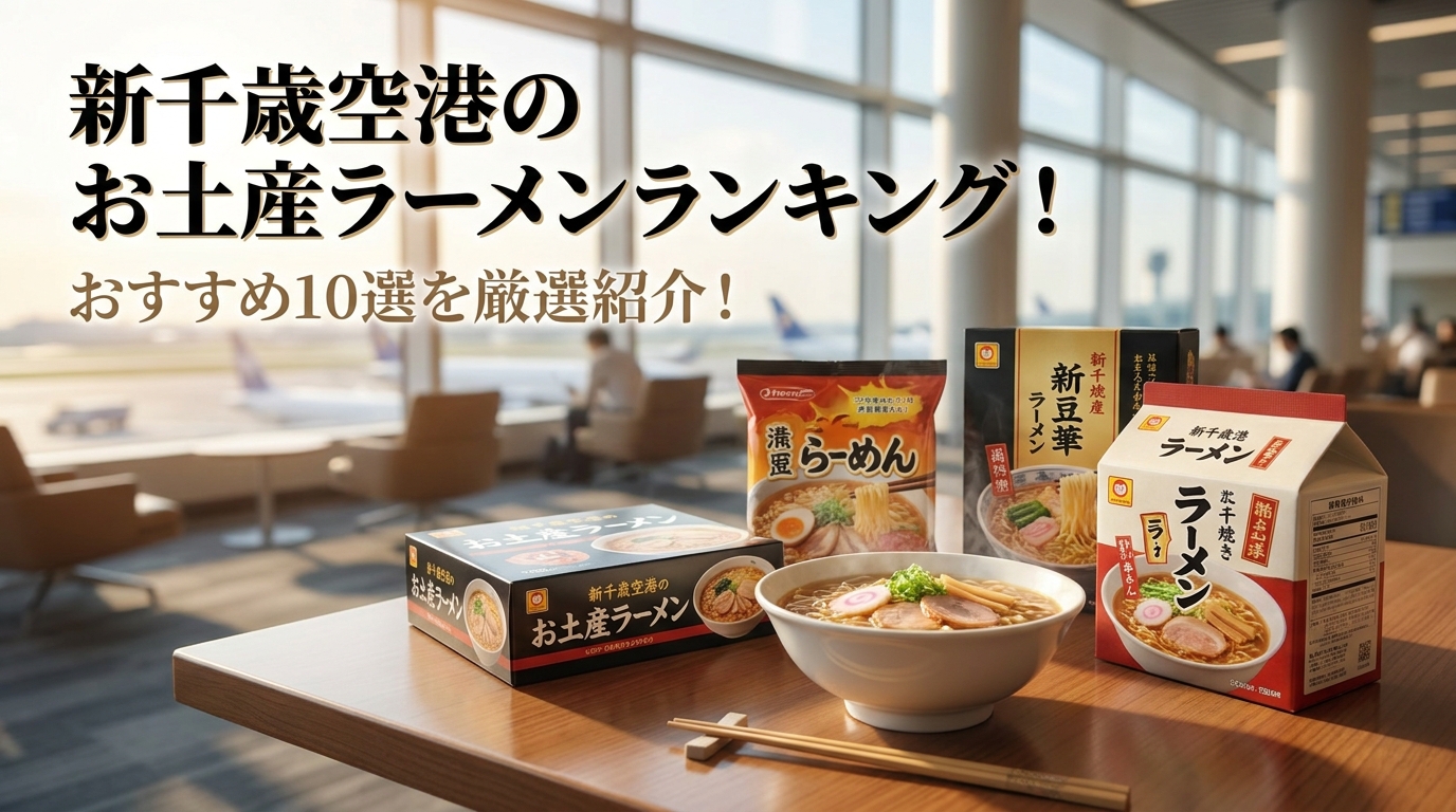新千歳空港のお土産ラーメンランキング！おすすめ10選を厳選紹介！