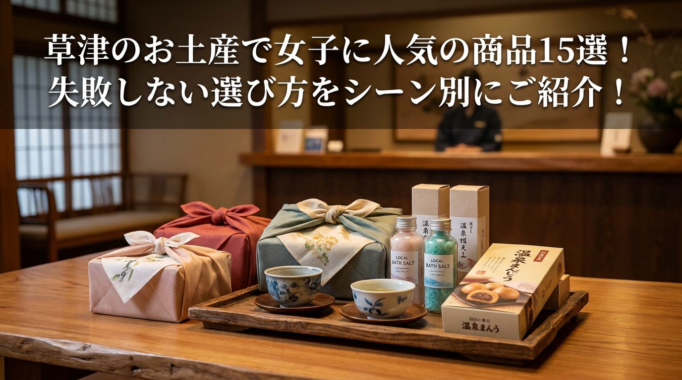 草津のお土産で女子に人気の商品15選！失敗しない選び方をシーン別にご紹介！