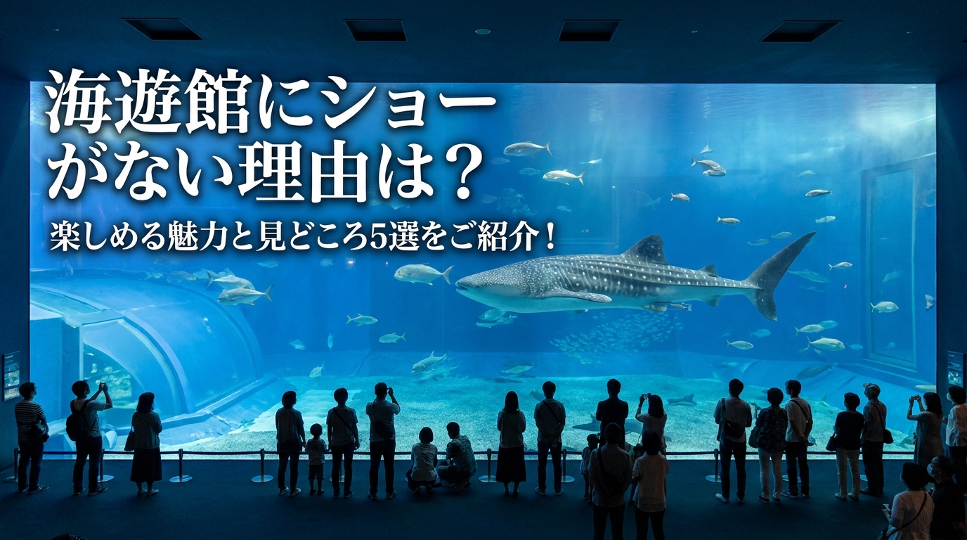 海遊館にショーがない理由は？楽しめる魅力と見どころ5選をご紹介！