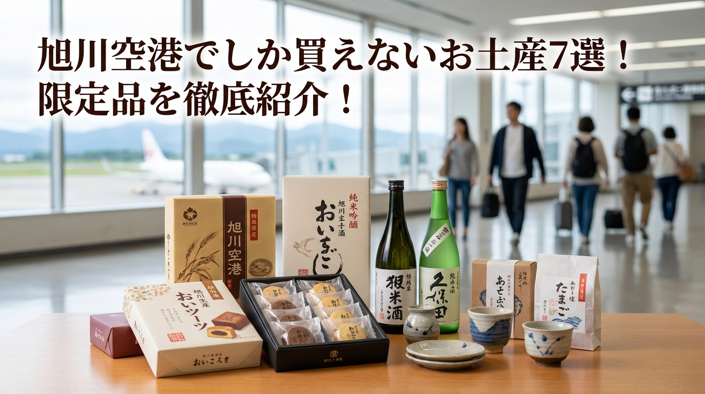 旭川空港でしか買えないお土産7選！限定品を徹底紹介！