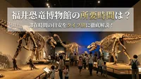 福井恐竜博物館の所要時間は？滞在時間の目安をタイプ別に徹底解説！
