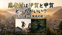 忍者村は伊賀と甲賀どっちがいい？5つの違いを徹底比較！