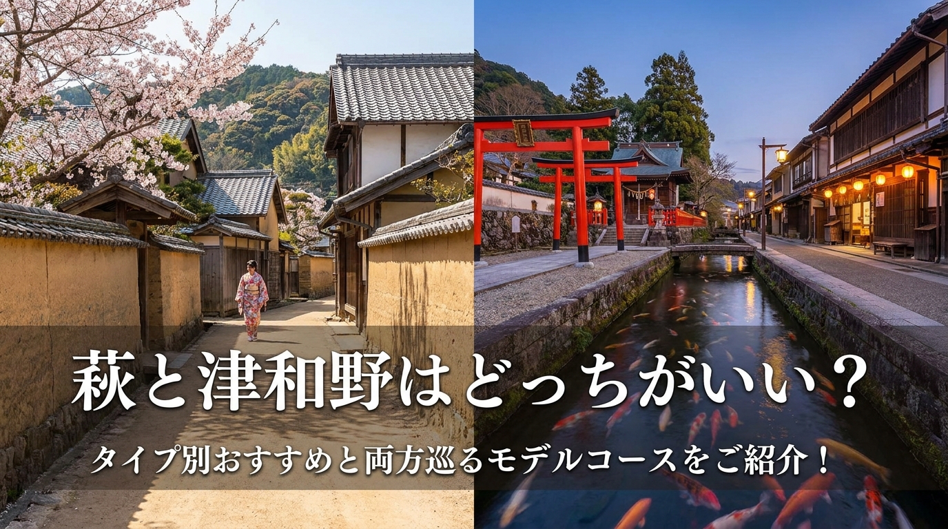 萩と津和野はどっちがいい？タイプ別おすすめと両方巡るモデルコースをご紹介！