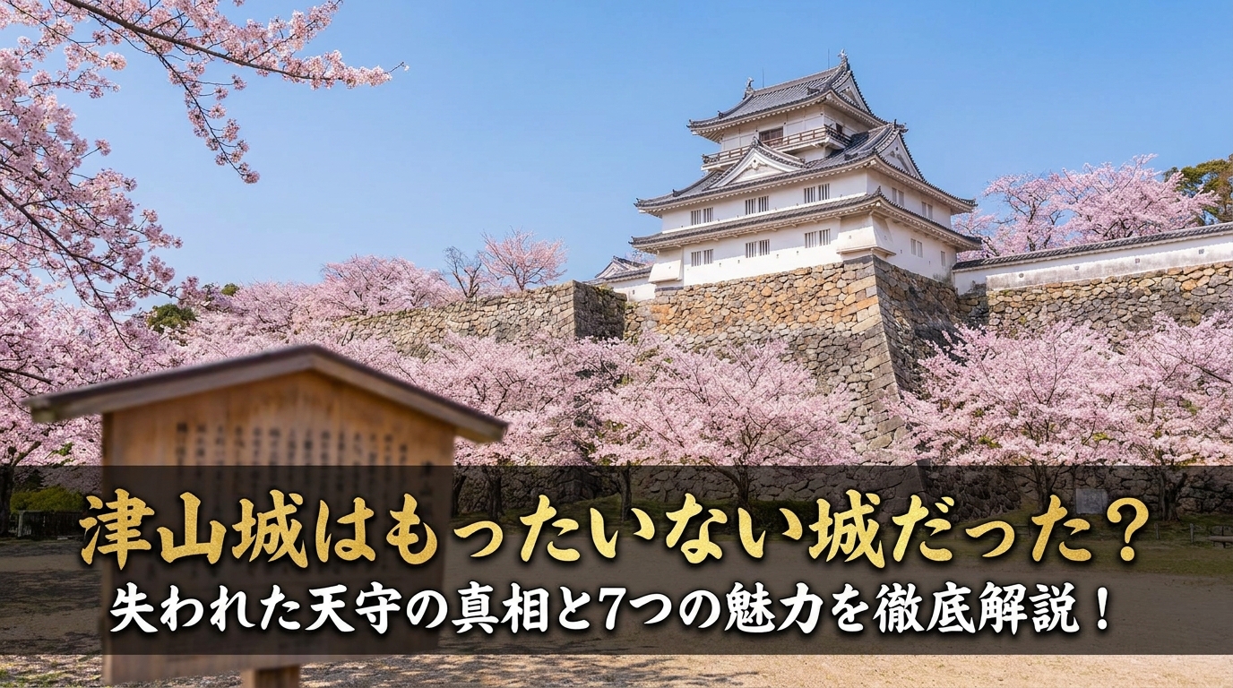 津山城はもったいない城だった？失われた天守の真相と7つの魅力を徹底解説！