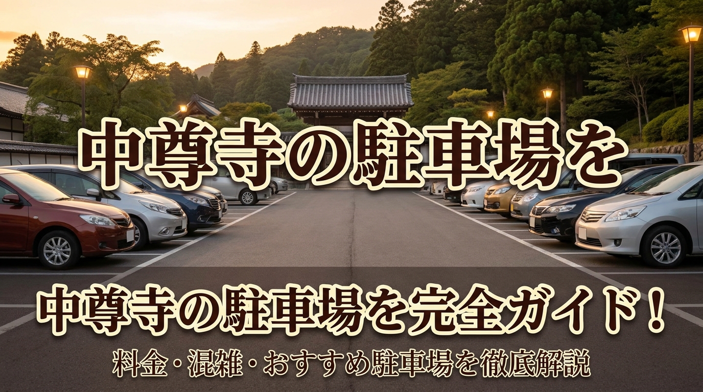中尊寺の駐車場を完全ガイド！料金・混雑・おすすめ駐車場を徹底解説