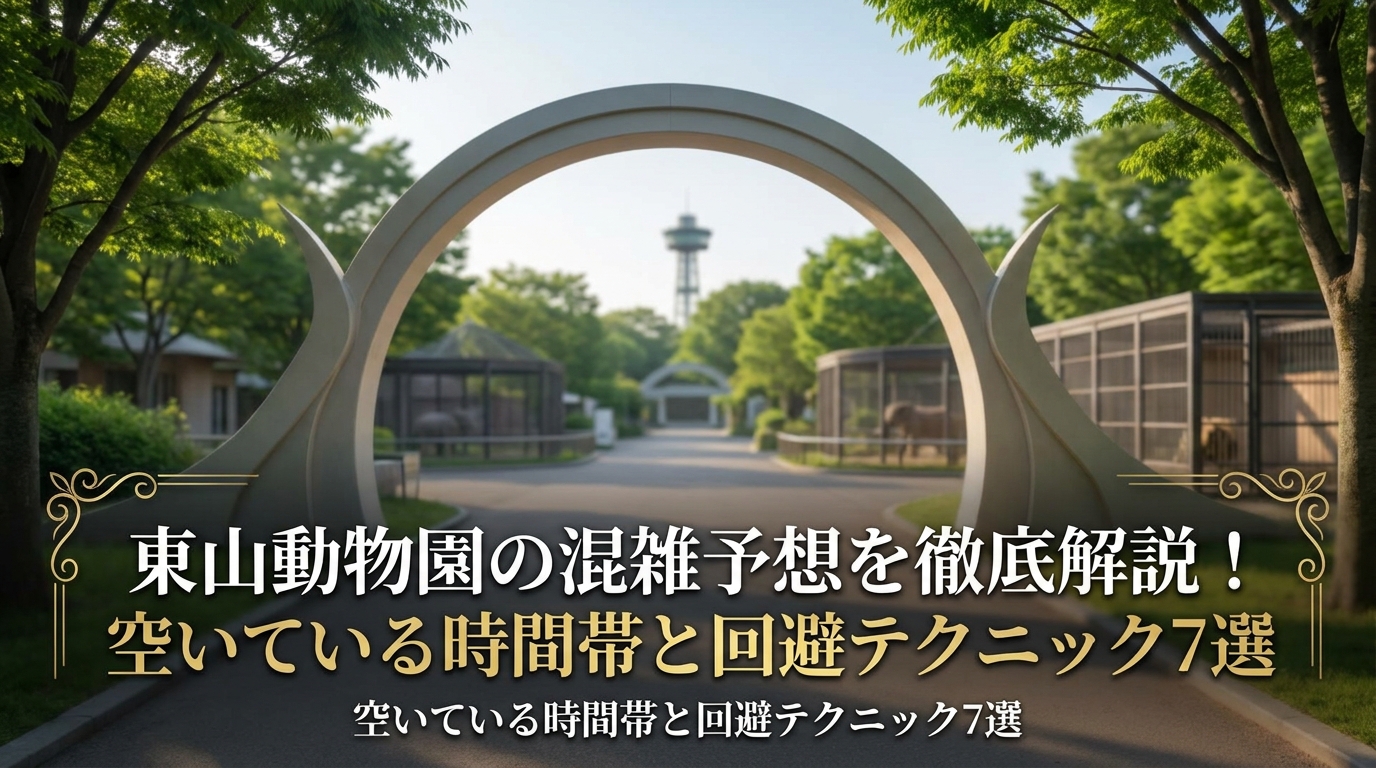 東山動物園の混雑予想を徹底解説！空いている時間帯と回避テクニック7選