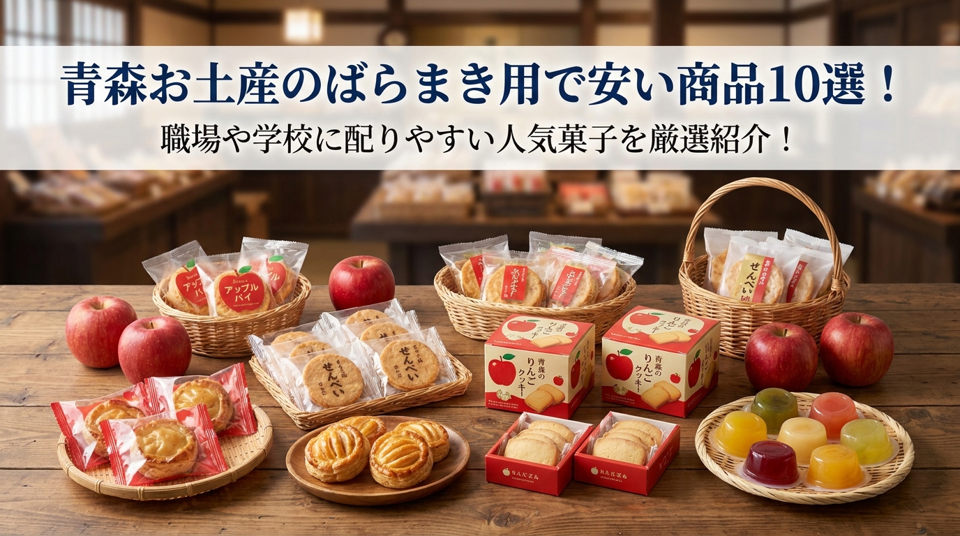 青森お土産のばらまき用で安い商品10選!職場や学校に配りやすい人気菓子を厳選紹介!