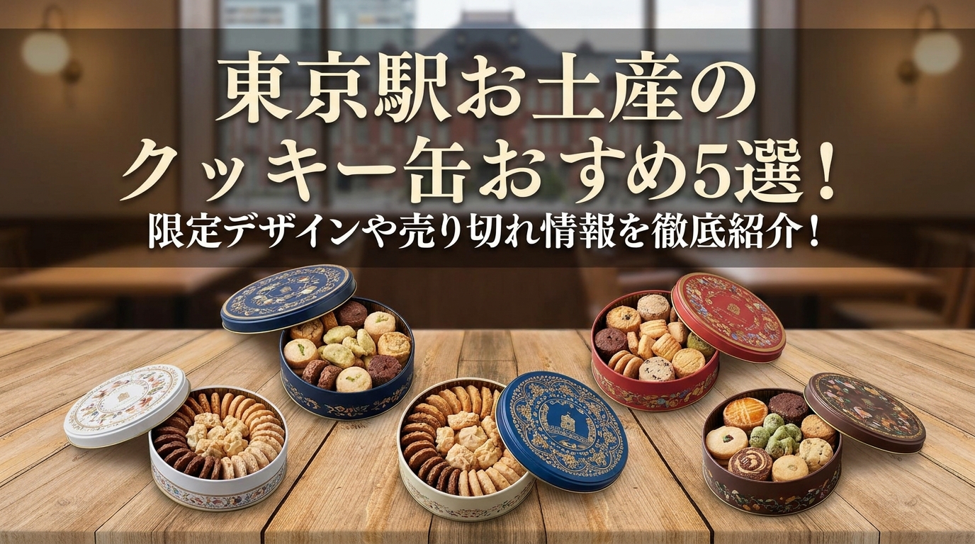 東京駅お土産のクッキー缶おすすめ5選！限定デザインや売り切れ情報を徹底紹介！