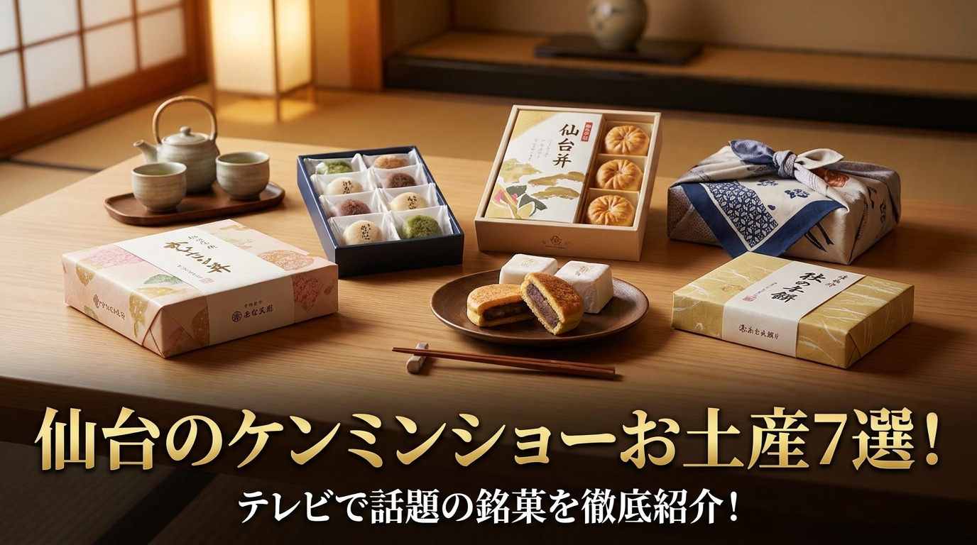 仙台のケンミンショーお土産7選！テレビで話題の銘菓を徹底紹介！