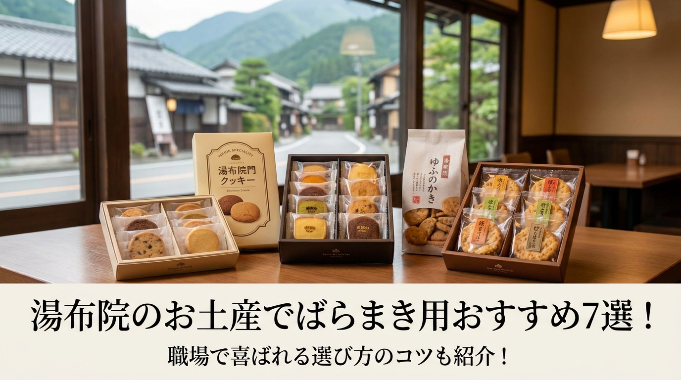 湯布院のお土産でばらまき用おすすめ7選！職場で喜ばれる選び方のコツも紹介！