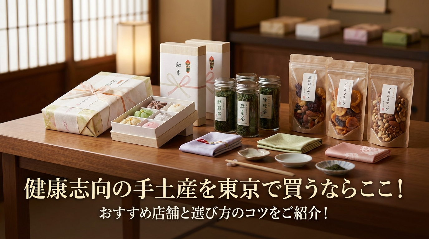 健康志向の手土産を東京で買うならここ！おすすめ店舗と選び方のコツをご紹介！