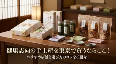 健康志向の手土産を東京で買うならここ！おすすめ店舗と選び方のコツをご紹介！