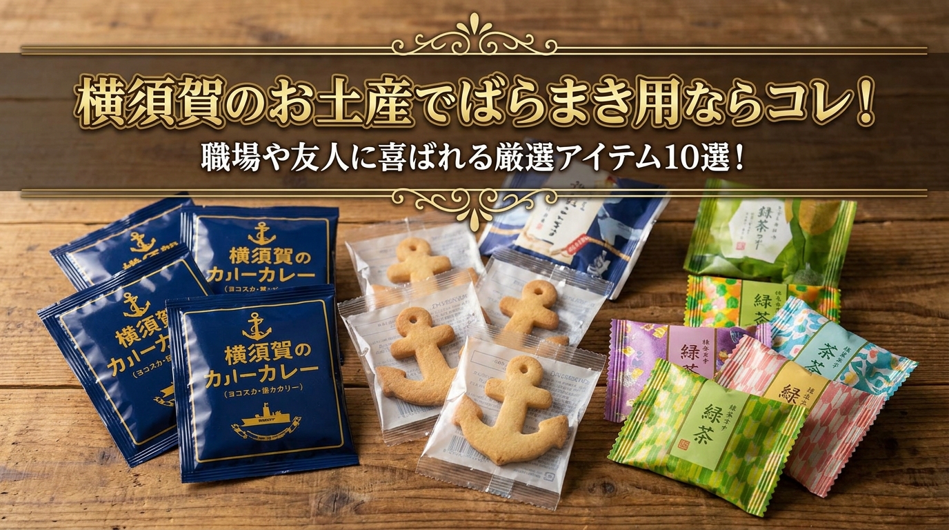 横須賀のお土産でばらまき用ならコレ!職場や友人に喜ばれる厳選アイテム10選!