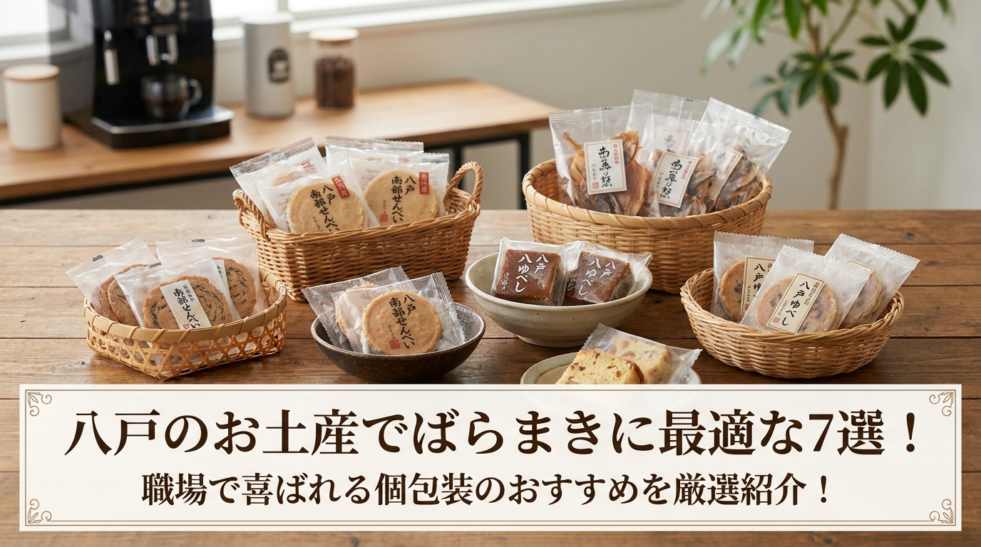 八戸のお土産でばらまきに最適な7選!職場で喜ばれる個包装のおすすめを厳選紹介!