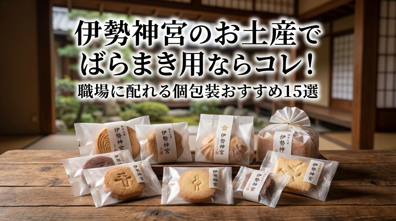 伊勢神宮のお土産でばらまき用ならコレ!職場に配れる個包装おすすめ15選