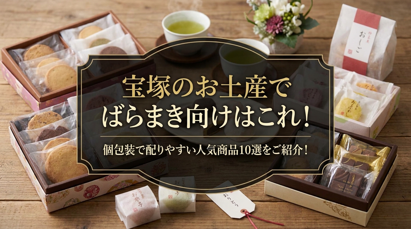 宝塚のお土産でばらまき向けはこれ！個包装で配りやすい人気商品10選をご紹介！