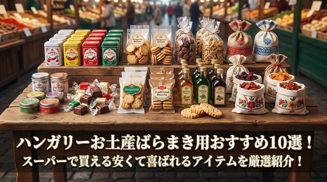 ハンガリーお土産ばらまき用おすすめ10選！スーパーで買える安くて喜ばれるアイテムを厳選紹介！