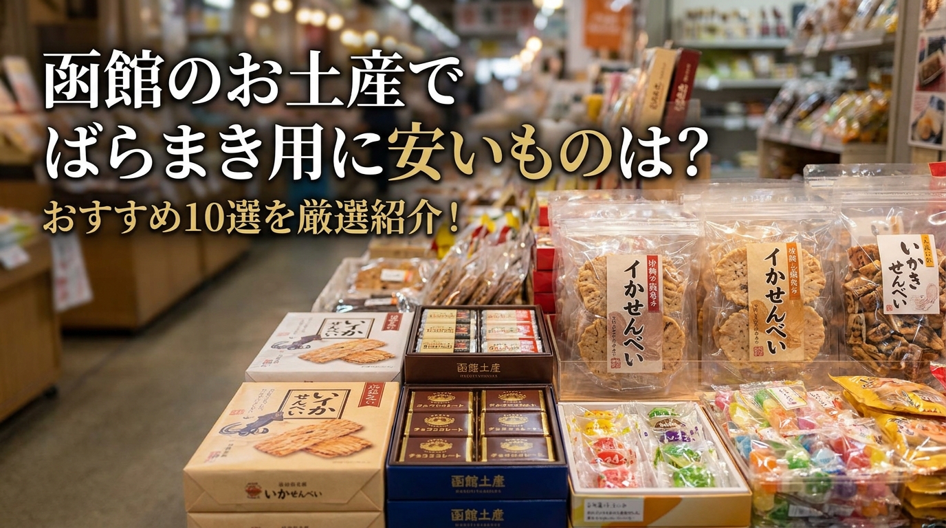 函館のお土産でばらまき用に安いものは？おすすめ10選を厳選紹介！
