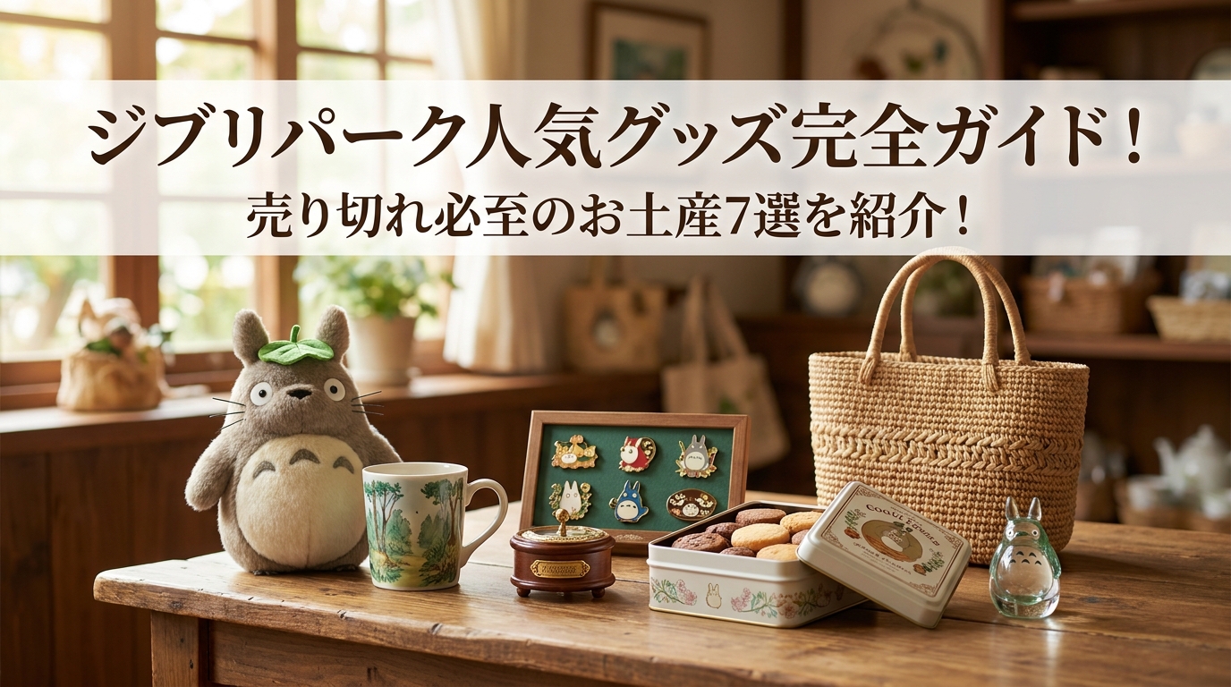 ジブリパーク人気グッズ完全ガイド！売り切れ必至のお土産7選を紹介！