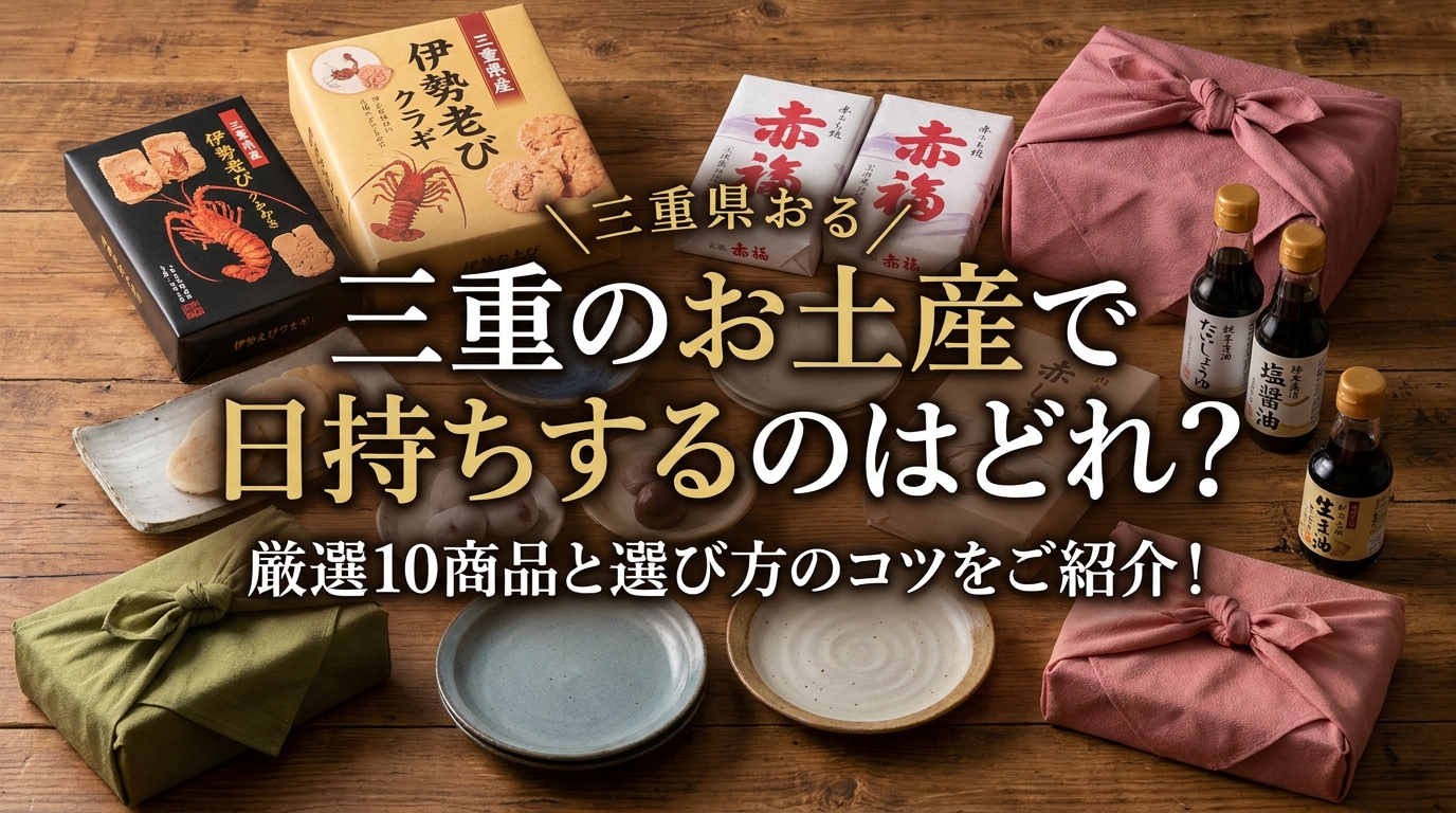 三重のお土産で日持ちするのはどれ?厳選10商品と選び方のコツをご紹介!