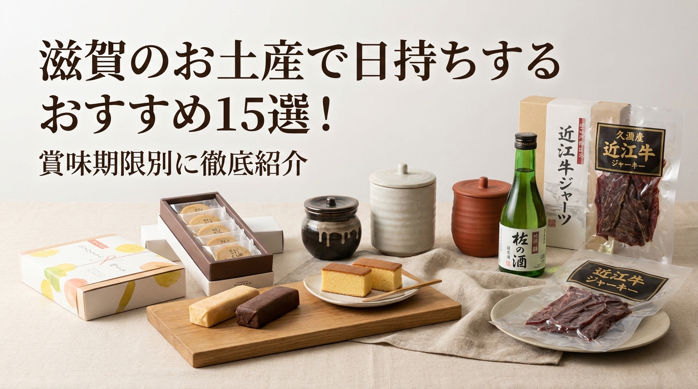 滋賀のお土産で日持ちするおすすめ15選！賞味期限別に徹底紹介