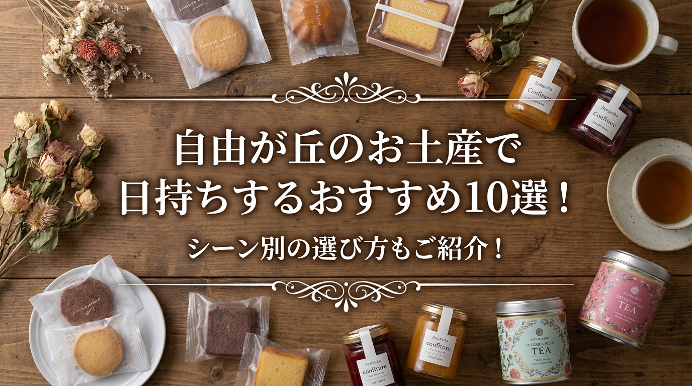 自由が丘のお土産で日持ちするおすすめ10選！シーン別の選び方もご紹介！