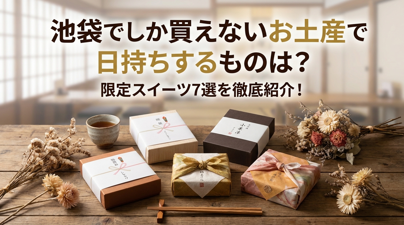 池袋でしか買えないお土産で日持ちするものは？限定スイーツ7選を徹底紹介！