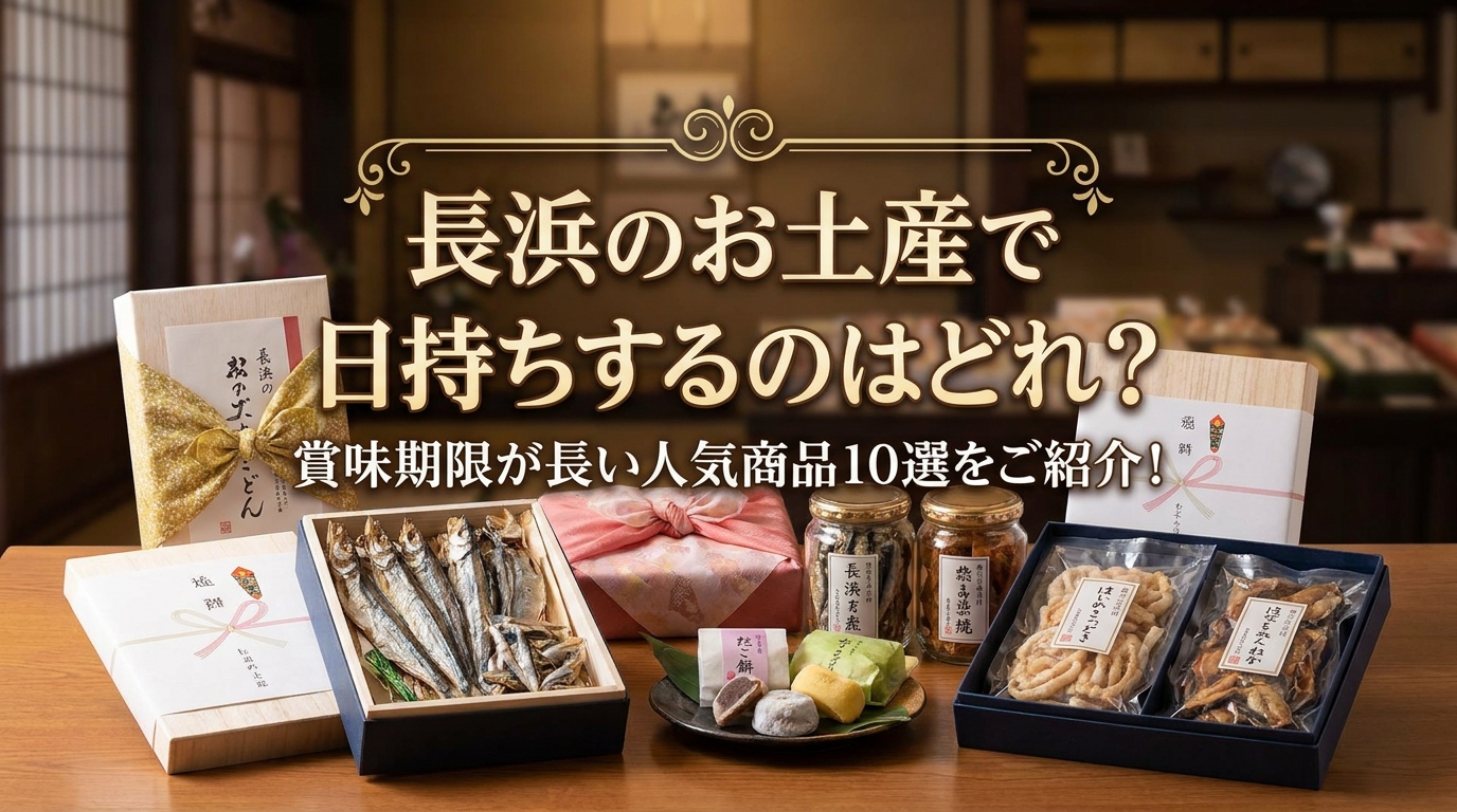 長浜のお土産で日持ちするのはどれ？賞味期限が長い人気商品10選をご紹介！