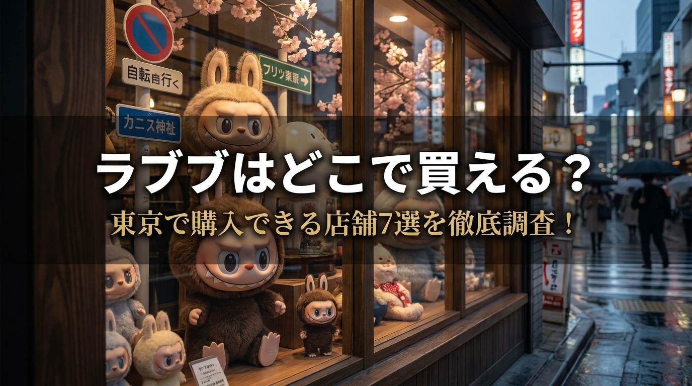 ラブブはどこで買える？東京で購入できる店舗7選を徹底調査！
