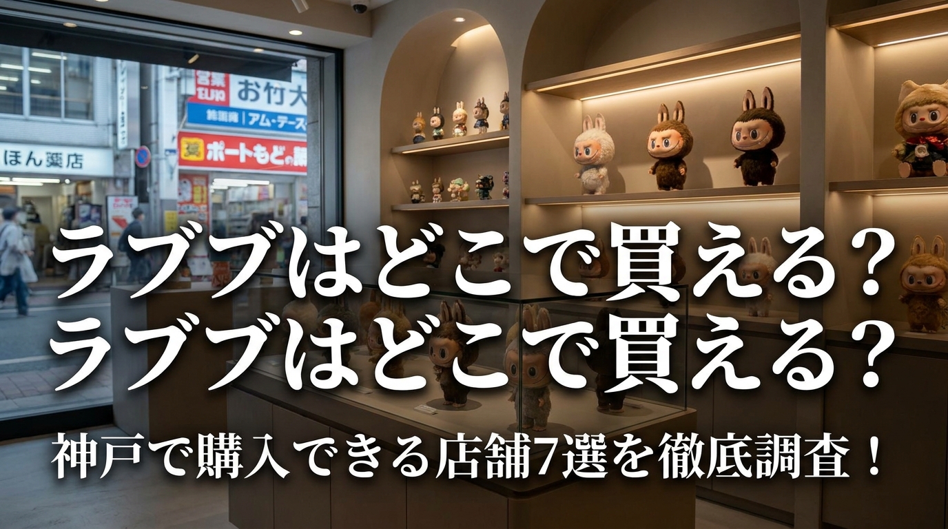 ラブブはどこで買える?神戸で購入できる店舗7選を徹底調査!