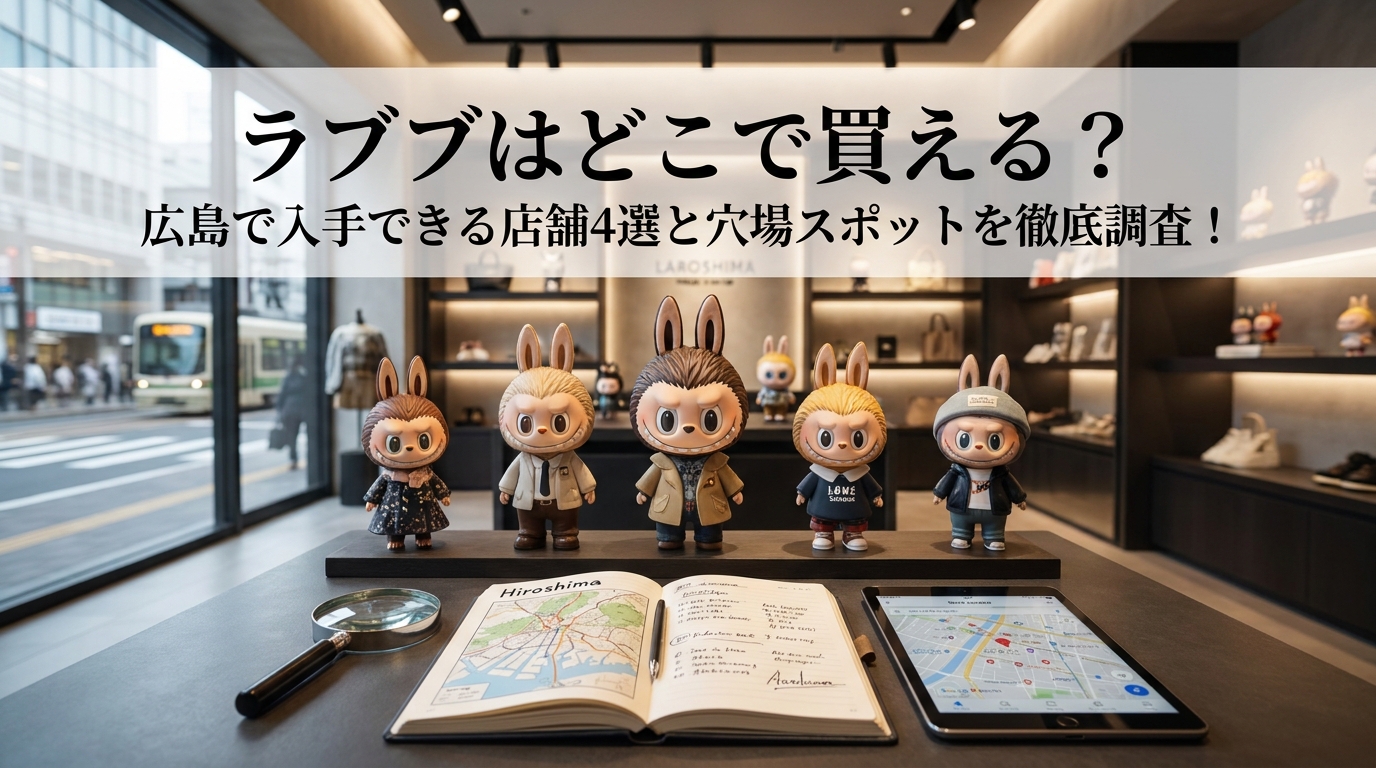 ラブブはどこで買える？広島で入手できる店舗4選と穴場スポットを徹底調査！