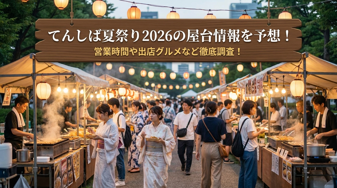 てんしば夏祭り2026の屋台情報を予想!営業時間や出店グルメなど徹底調査!