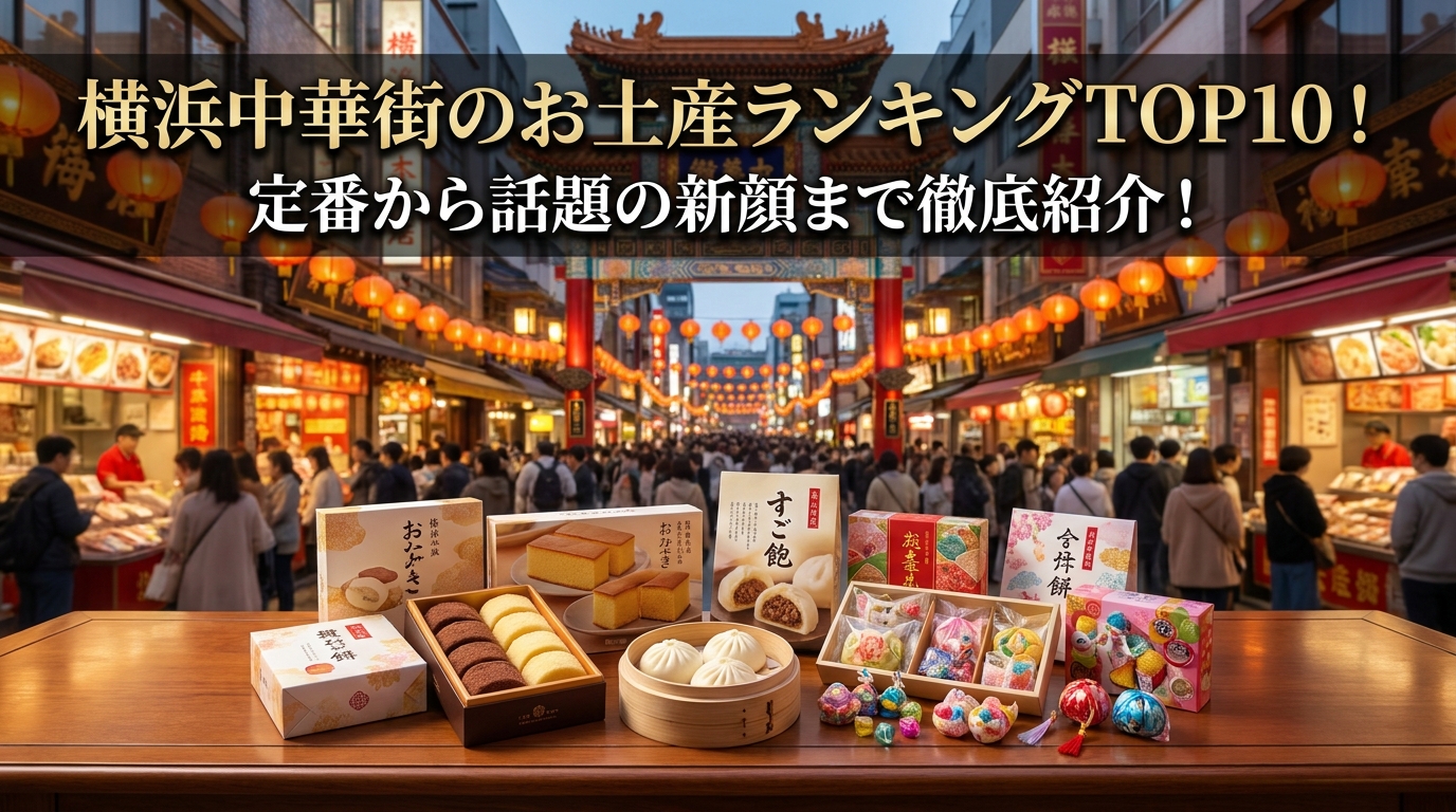 横浜中華街のお土産ランキングTOP10！定番から話題の新顔まで徹底紹介！