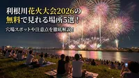 利根川花火大会2026の無料で見れる場所5選！穴場スポットや注意点を徹底解説！
