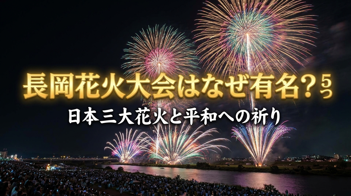 長岡花火大会はなぜ有名？5つの理由と感動の秘密を徹底解説！
