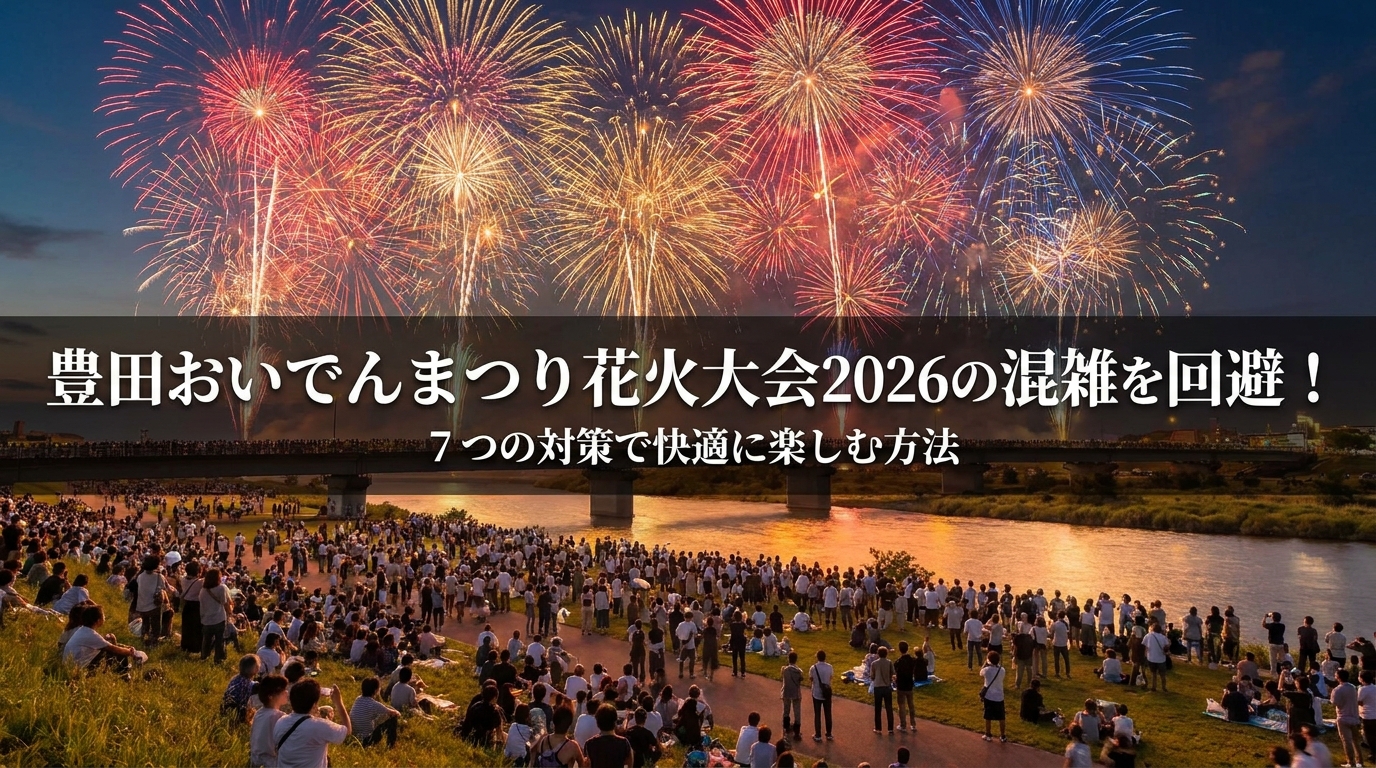豊田おいでんまつり花火大会2026の混雑を回避!7つの対策で快適に楽しむ方法