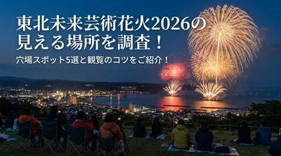 東北未来芸術花火2026の見える場所を調査！穴場スポット5選と観覧のコツをご紹介！