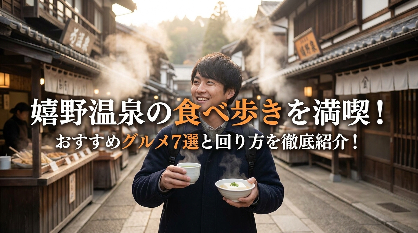 嬉野温泉の食べ歩きを満喫!おすすめグルメ7選と回り方を徹底紹介!
