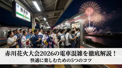 赤川花火大会2026の電車混雑を徹底解説！快適に楽しむための5つのコツ