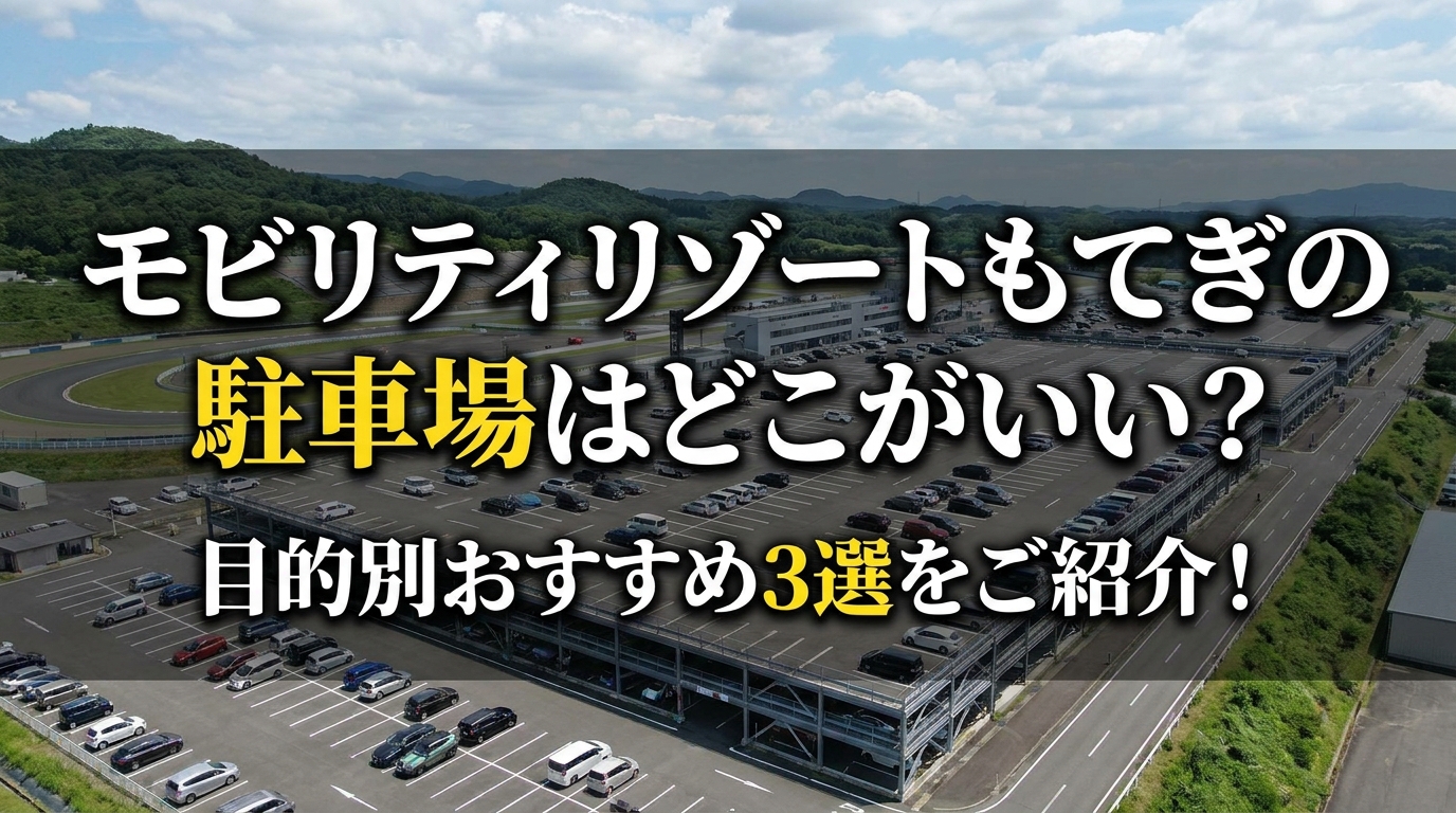 モビリティリゾートもてぎの駐車場はどこがいい?目的別おすすめ3選をご紹介!