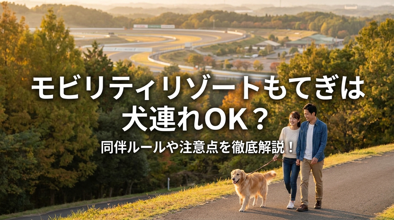 モビリティリゾートもてぎは犬連れOK？同伴ルールや注意点を徹底解説！