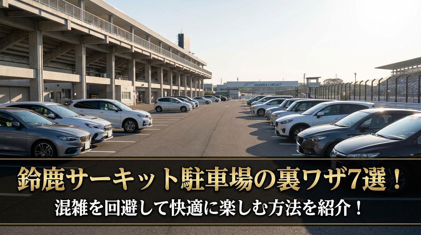 鈴鹿サーキット駐車場の裏ワザ7選!混雑を回避して快適に楽しむ方法を紹介!