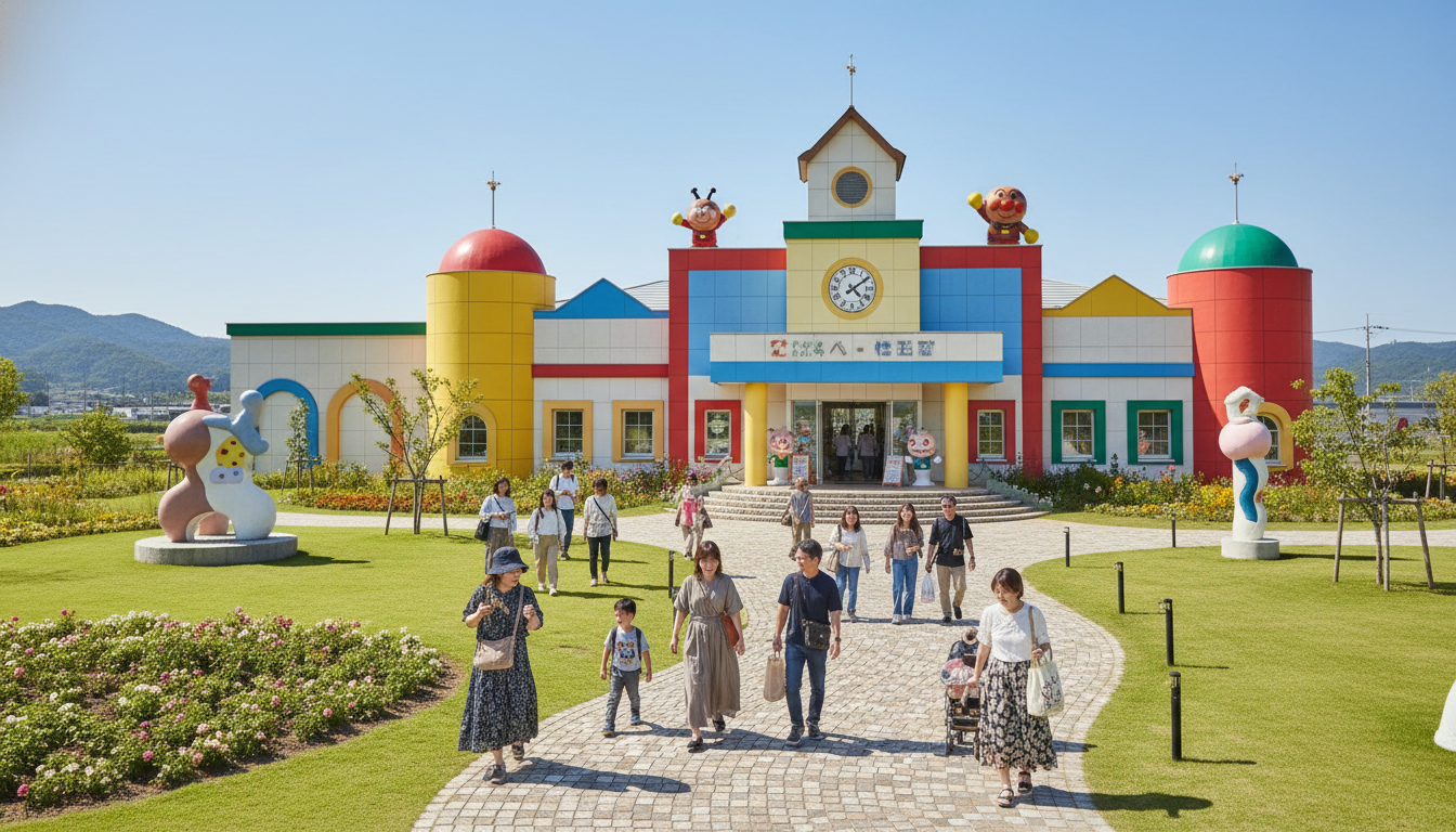 やなせたかし記念館の所要時間は平均1〜1.5時間が目安
