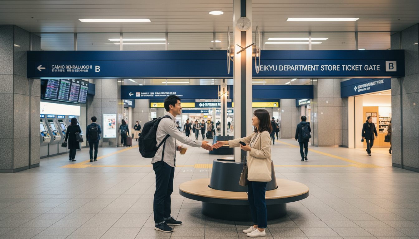 上大岡駅の待ち合わせ場所は「カミオ連絡口B」か「京急百貨店改札」がおすすめ
