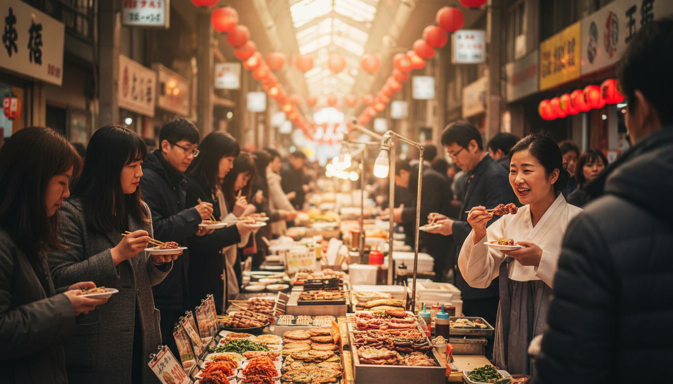 鶴橋の食べ歩きは午前11時からがベスト