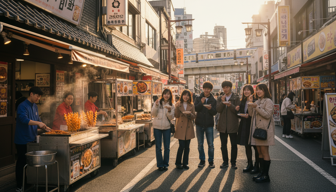 新大久保の食べ歩きは朝10時からスタートするお店がほとんど