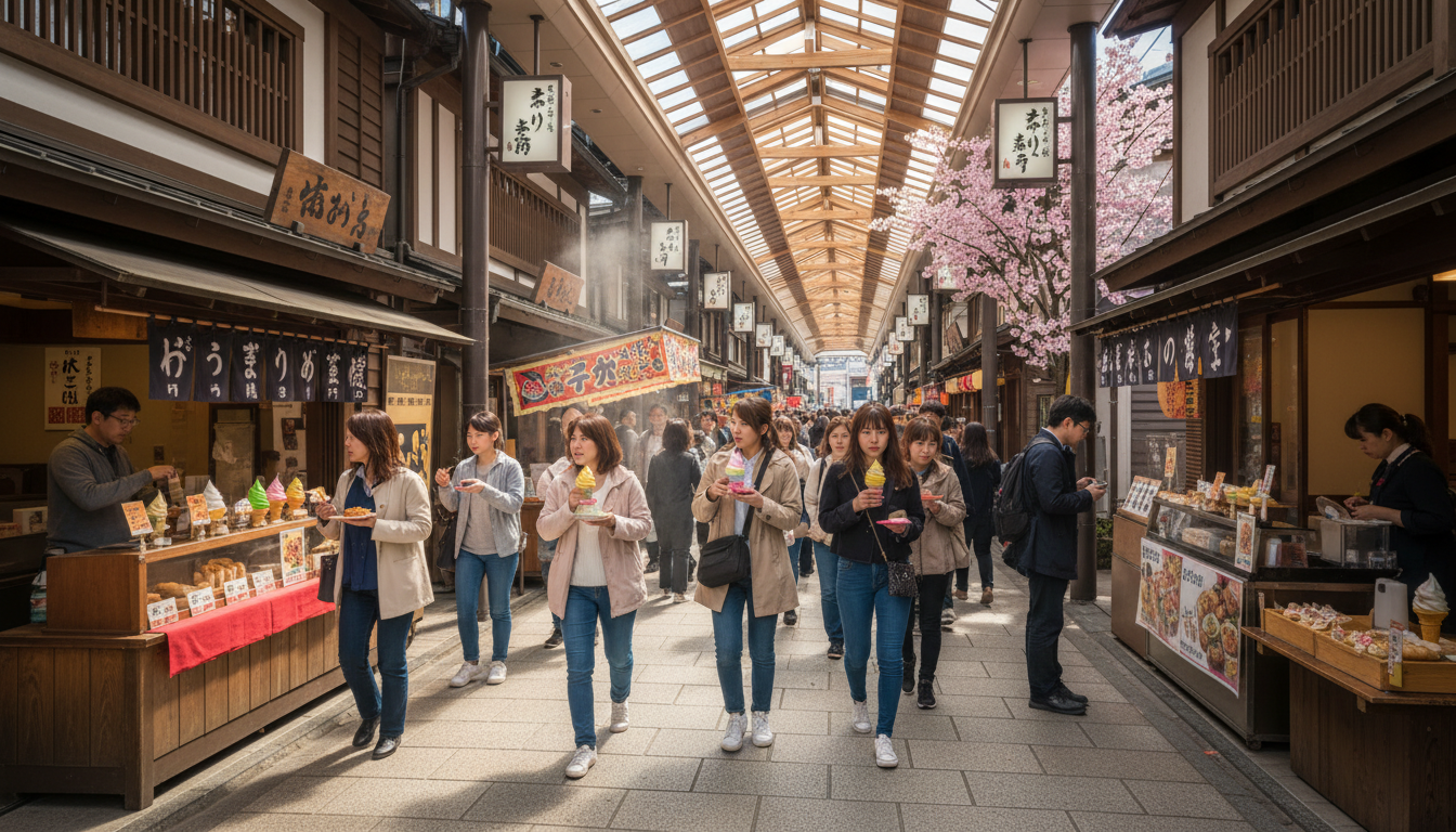 箱根湯本駅の食べ歩きは10時からがベスト