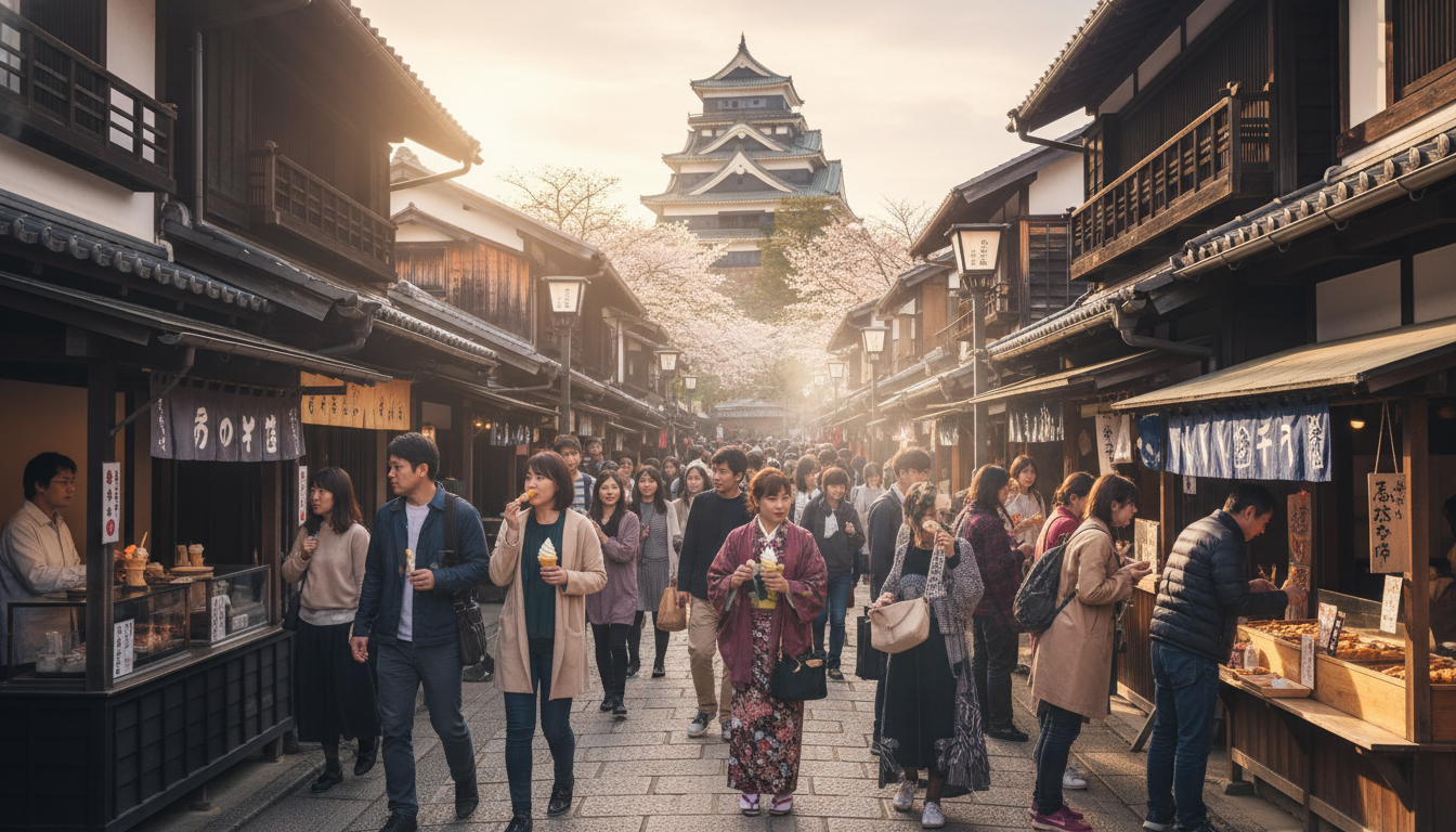 犬山城下町の食べ歩きは午前10時からがベスト